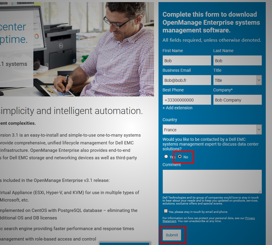 Install OpenManage Entreprise (OME) on Proxmox