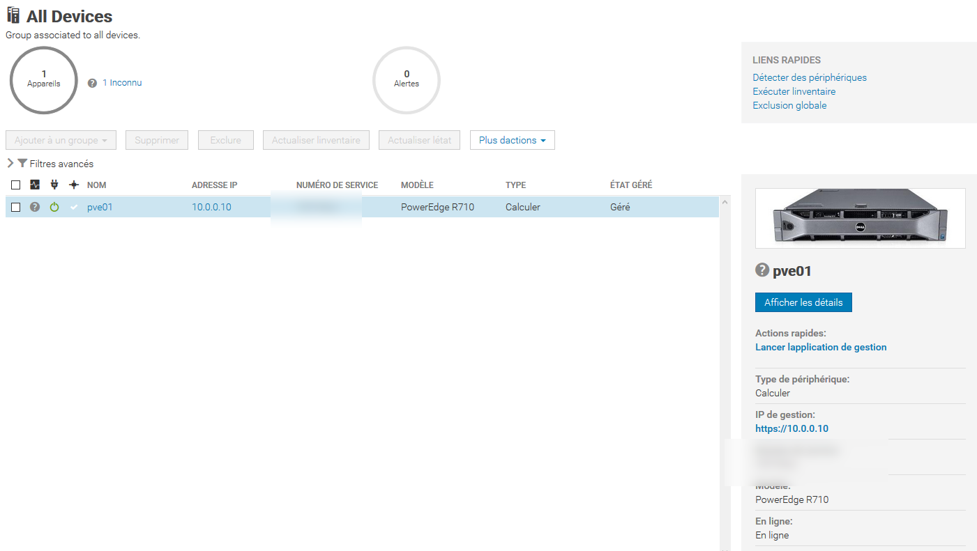 Install OpenManage Entreprise (OME) on Proxmox