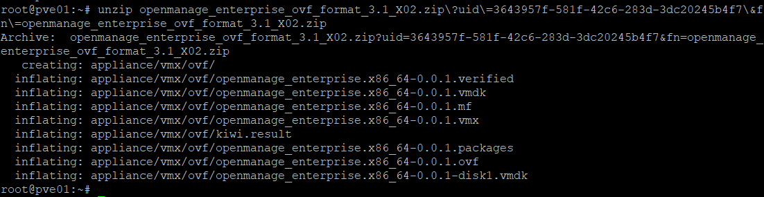 Install OpenManage Entreprise (OME) on Proxmox