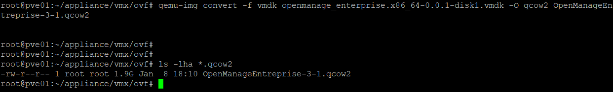 Install OpenManage Entreprise (OME) on Proxmox