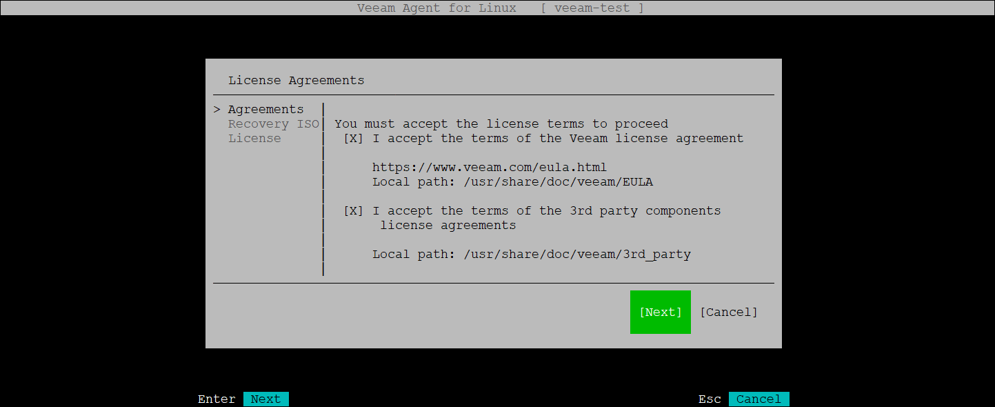 Veeam Agent Linux 3.0 installation for BTRFS