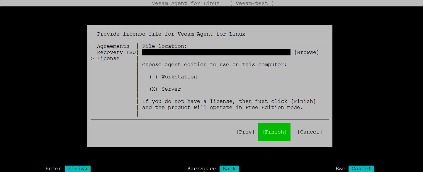 Veeam Agent Linux 3.0 installation for BTRFS