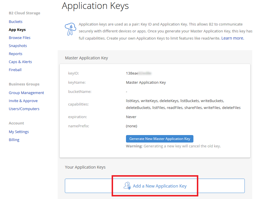 QNAP - Hybrid Backup Sync 3.0 to BackBlaze B2