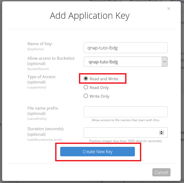 QNAP - Hybrid Backup Sync 3.0 to BackBlaze B2