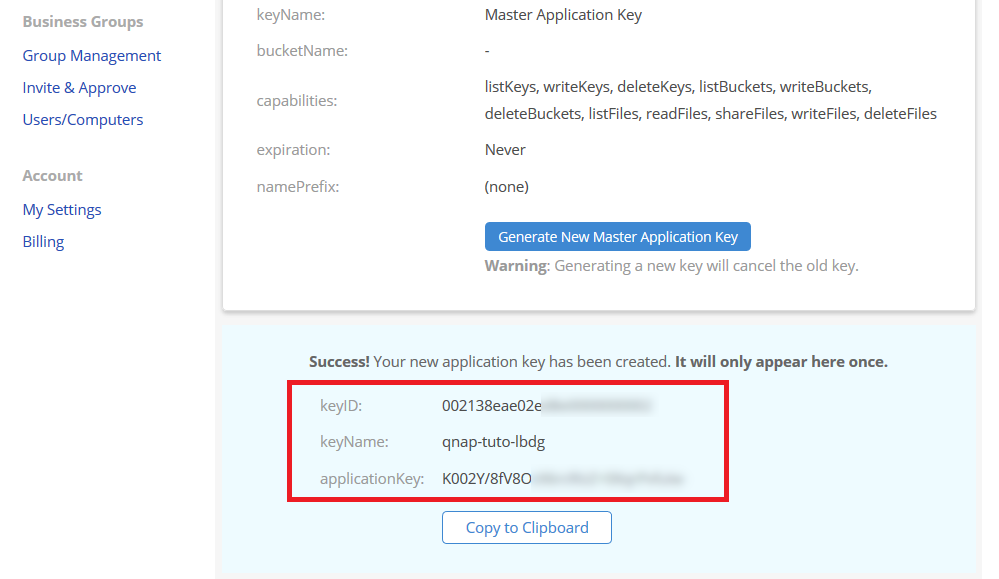 QNAP - Hybrid Backup Sync 3.0 to BackBlaze B2