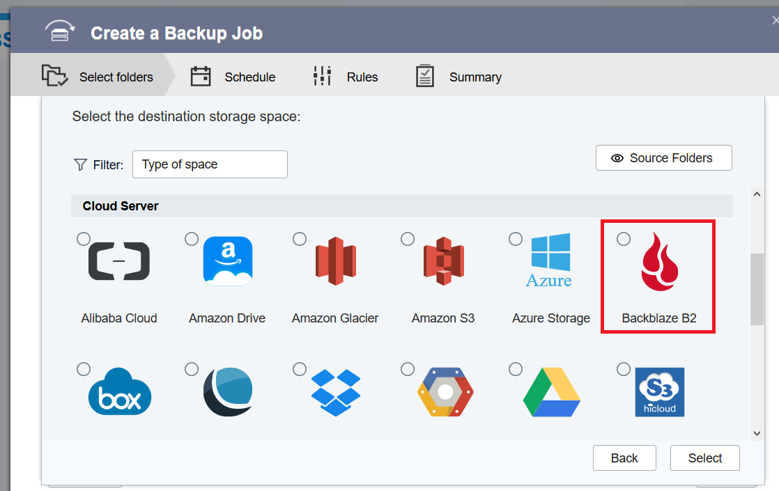 QNAP - Hybrid Backup Sync 3.0 to BackBlaze B2