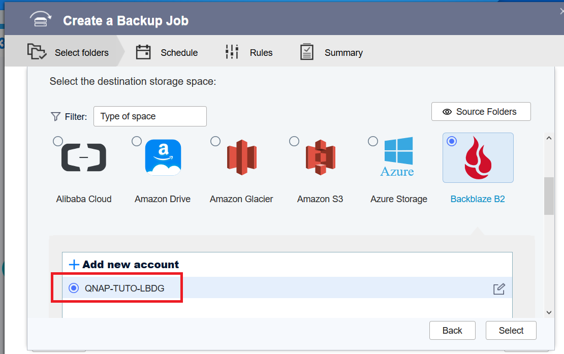 QNAP - Hybrid Backup Sync 3.0 to BackBlaze B2