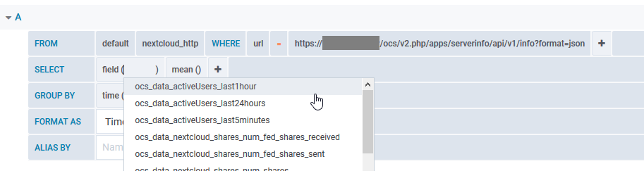 Nextcloud - Grafana